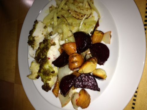 Cilantro encrusted haddock- Atlantic Seascapes