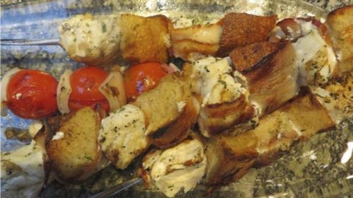 halibut kabobs- Sheila Stevenson